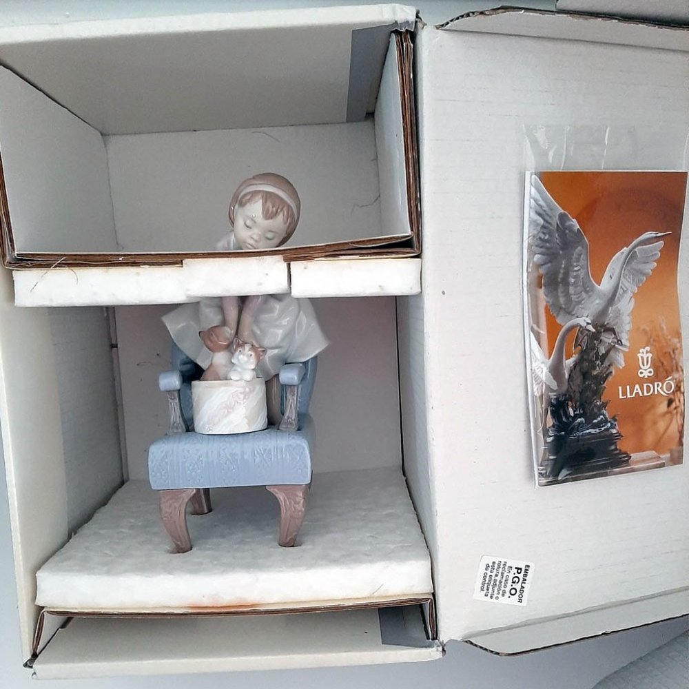 LLADRO The Perr-fect Friend 6512 Retired Large 10" Mint Original Box